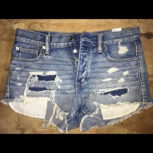 American Eagle Jean High Waisted Shorts